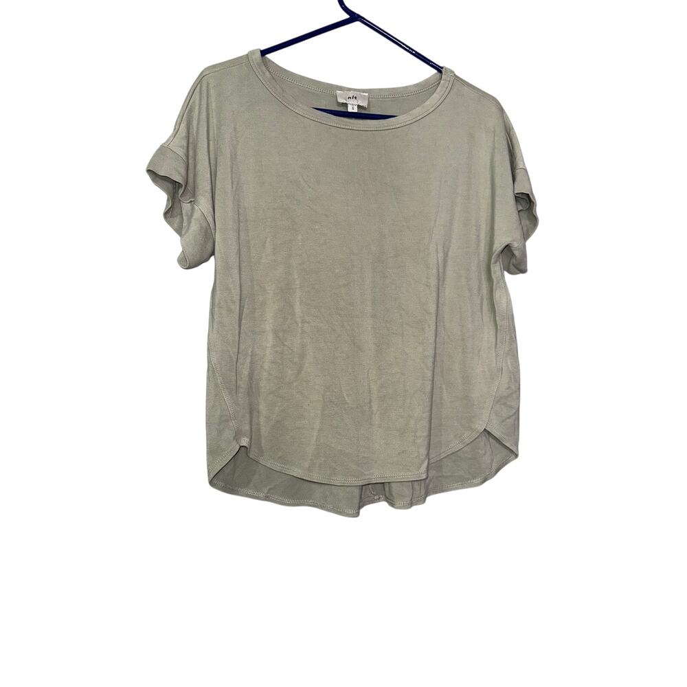 nlt-no less than Heavy Weight Tee With Sleeve Detail